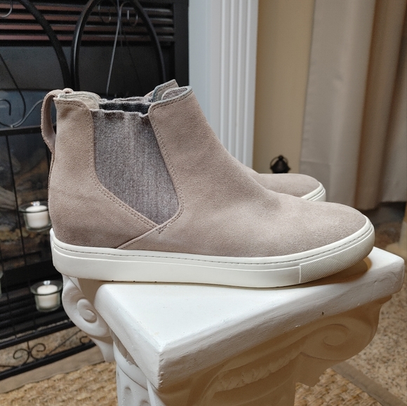 VINCE Newlyn Suede High-top Sneakers, Color: Woodsmoke Womens 7 - Picture 12 of 14